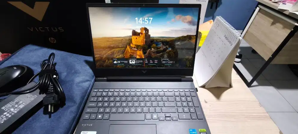 Laptop HP victus i5 13th 13420h rtx 2050 (FREE MOUSE DAN TAS LAPTOP)