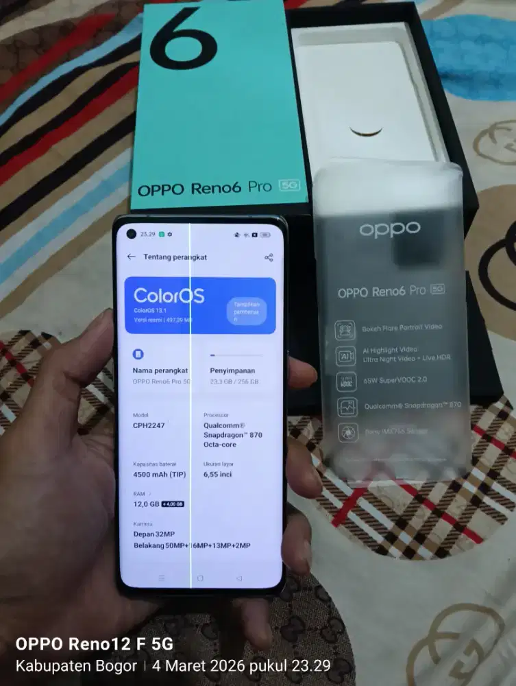 Oppo reno 6 pro 5g 12/256