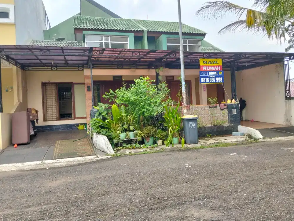 Dijual Cluster Mahagoni park Bintaro jaya Row Jalan Lebar Dekat Taman