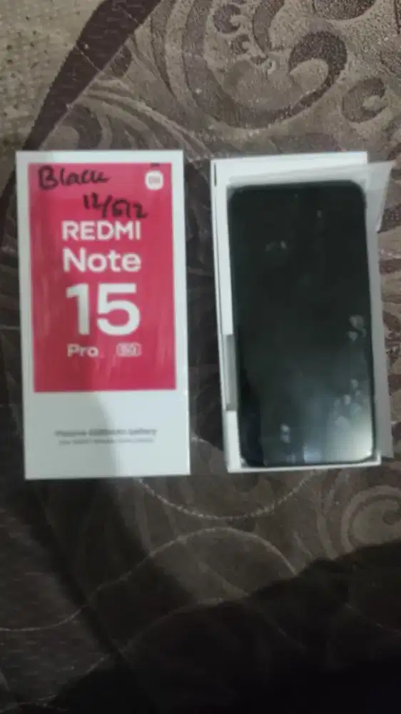 Redmi note 15 pro 5g second Like New 12/512 GB Black
