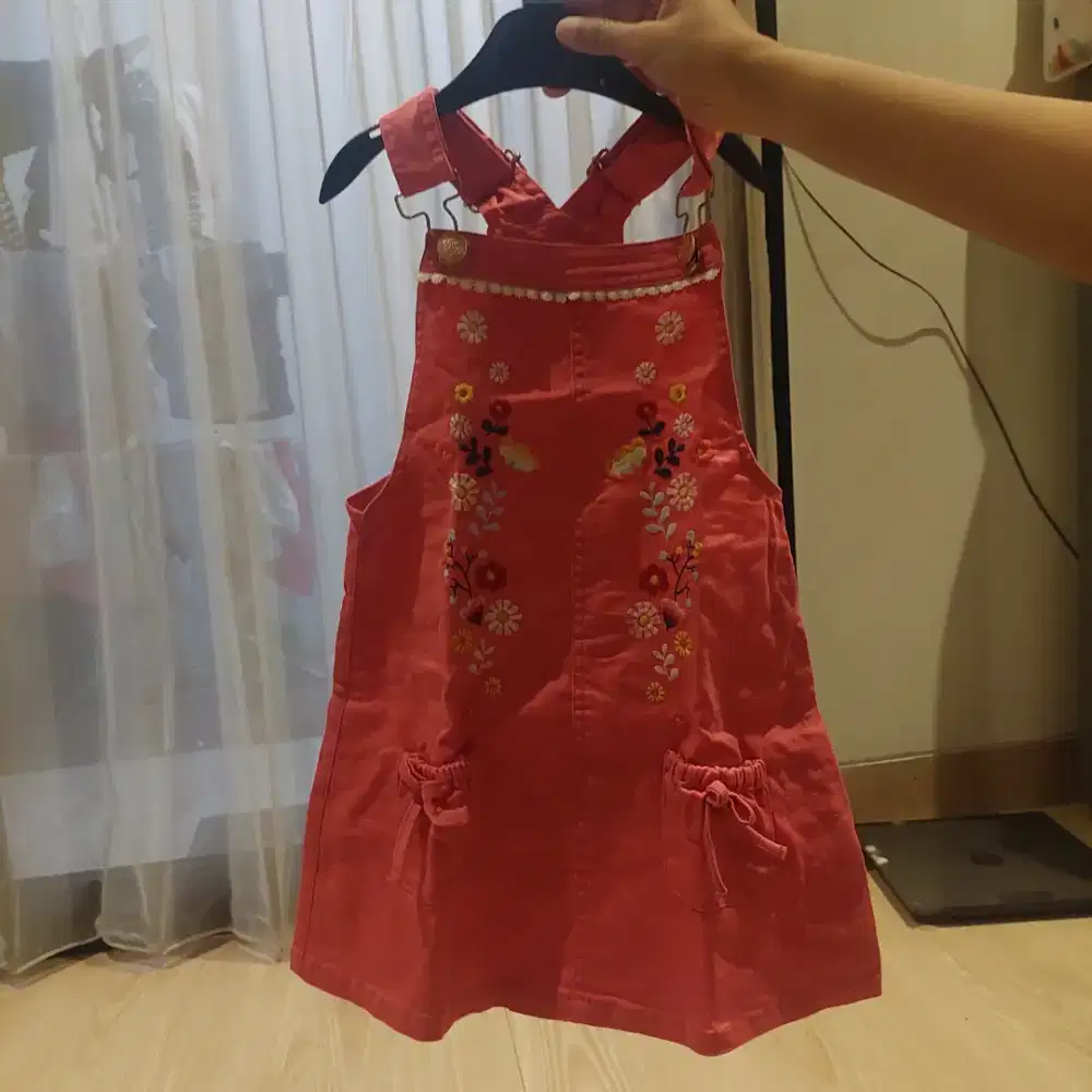 Baju kodok pink anak umur 2th