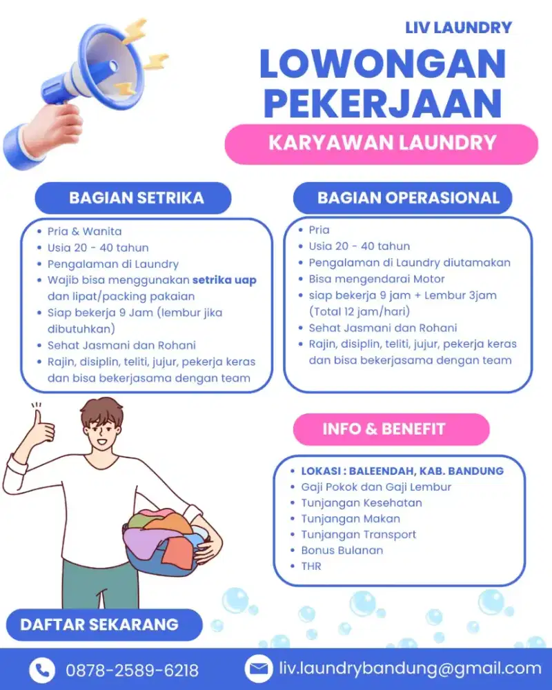 Lowongan Kerja Laundry