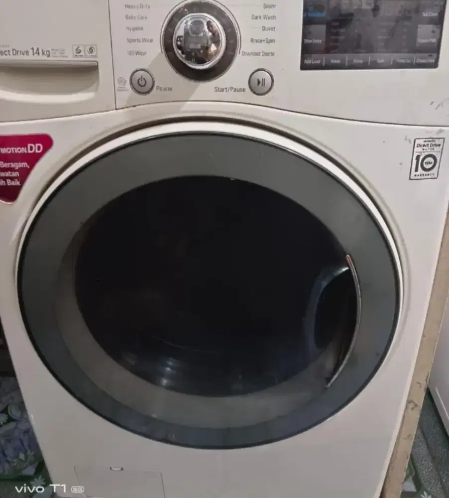 Mesin cuci merk LG Kap 14 kg