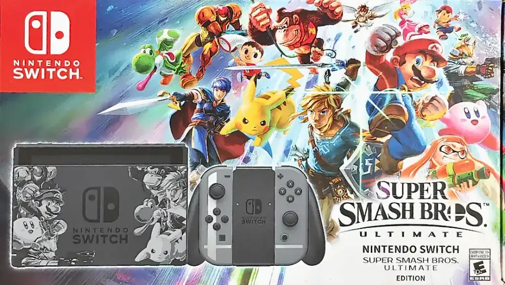 Nintendo Switch V1 Super Smash Bros Ultimate Edition
(LIMITED)
