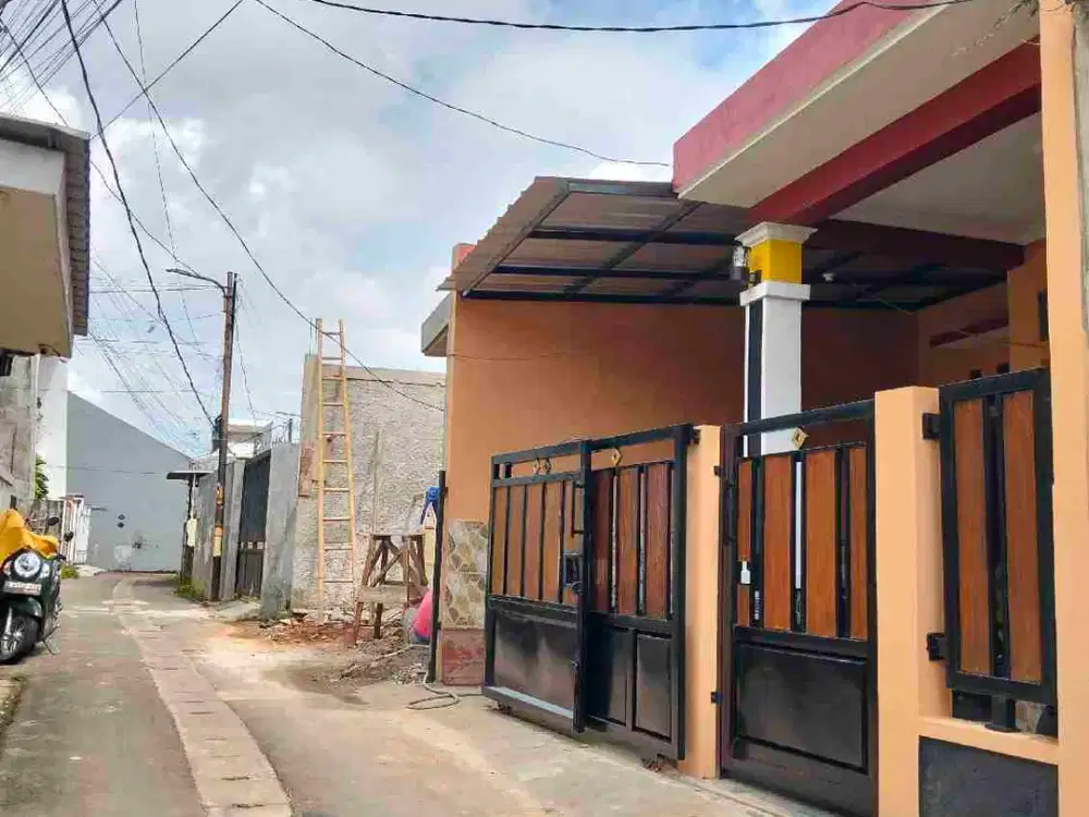Di jual rumah baru minimalis kokoh permanen disain yg sangat bagus lokasi jln hj Basir pondok kacang barat Tangerang selatan