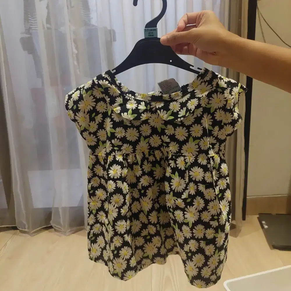 Baju summer bunga anak umur 2th