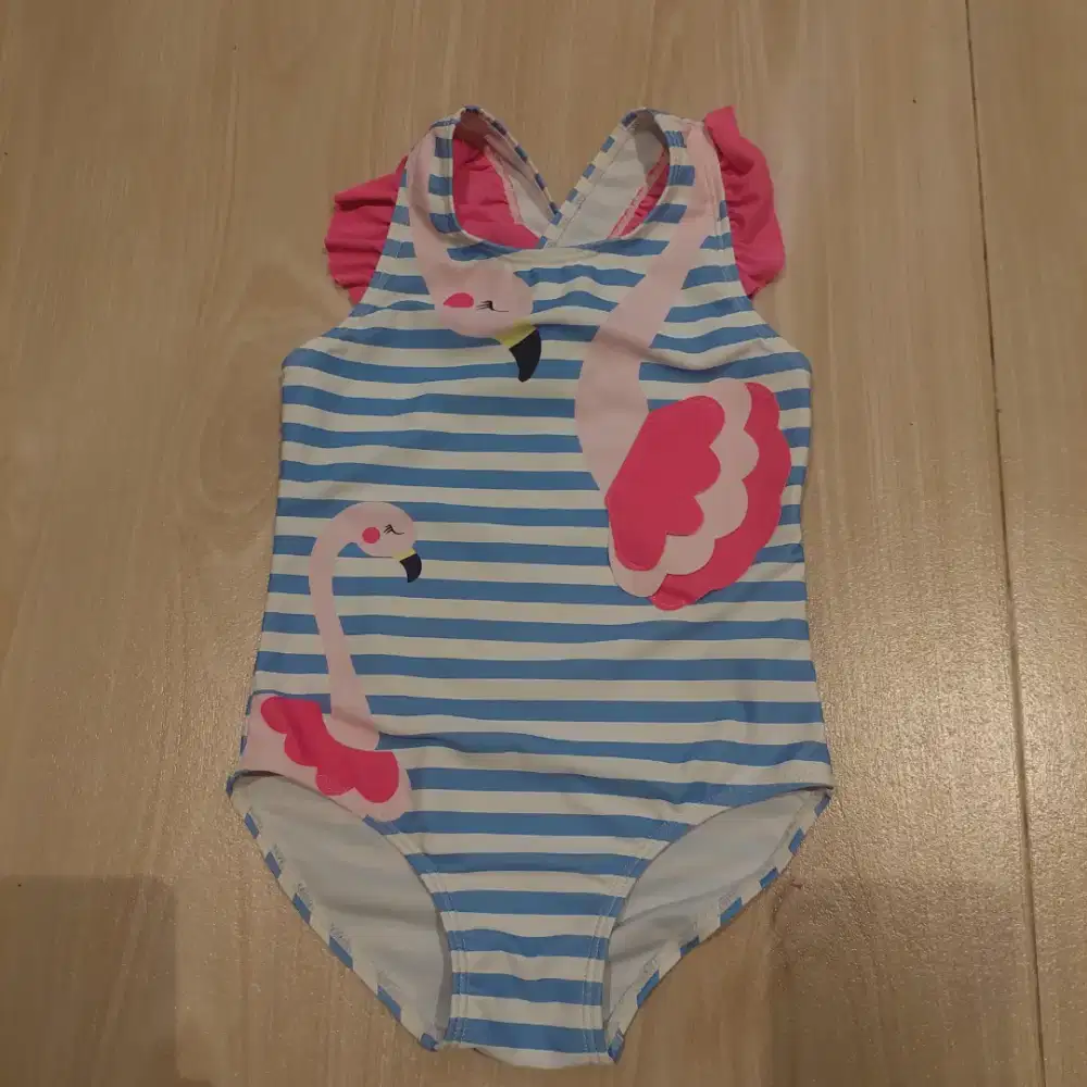 Baju renang flamingo umur 2th