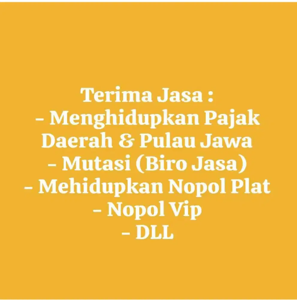 Biro Jasa Stnk - pajak - mutasi - berkas motor dan mobil