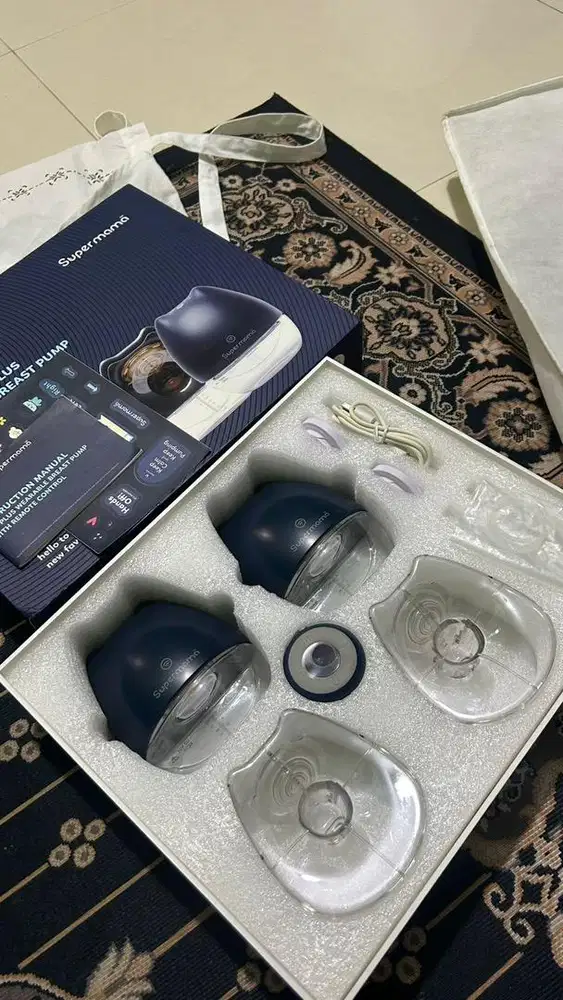 Pompa Asi Handsfree Supermama Double Air Plus