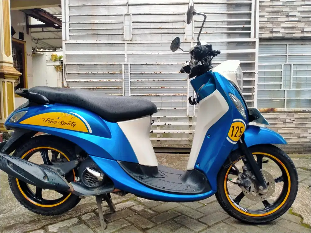 Yamaha Fino 125 pajak hidup lengkap sehat keterangan detail dibawah