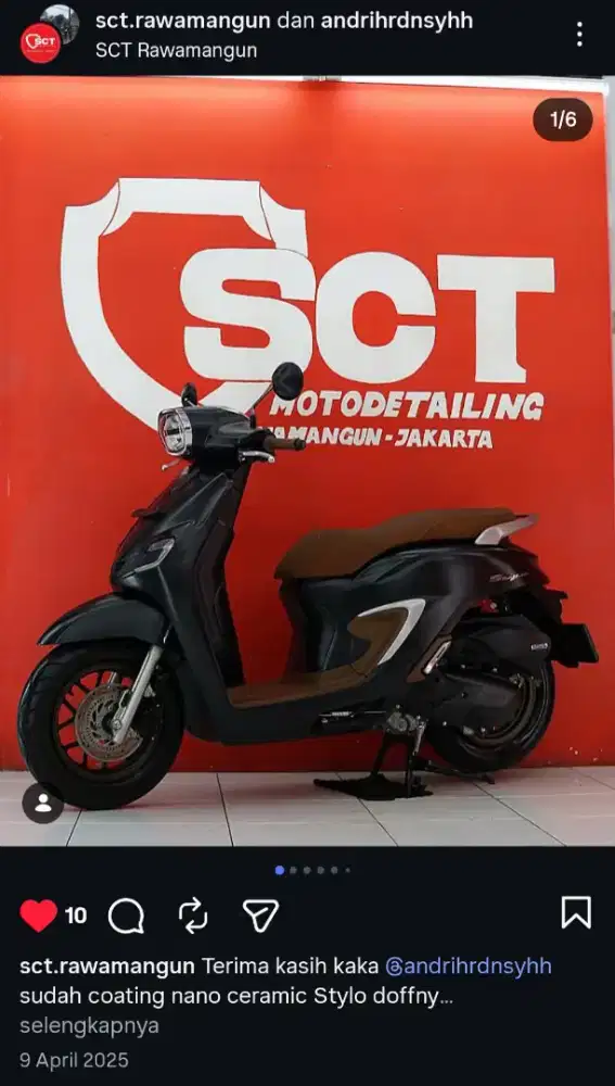DIJUAL CEPAT UNIT STYLO 160 ABS WARNA HITAM MATE