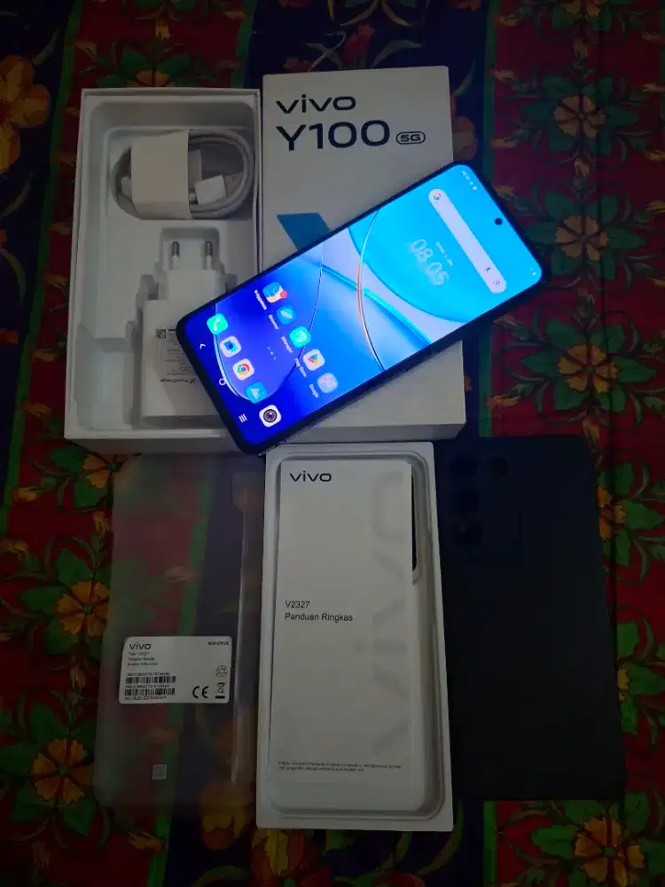 Vivo Y100 5G RAM 8/256 segel fullset ori istimewa