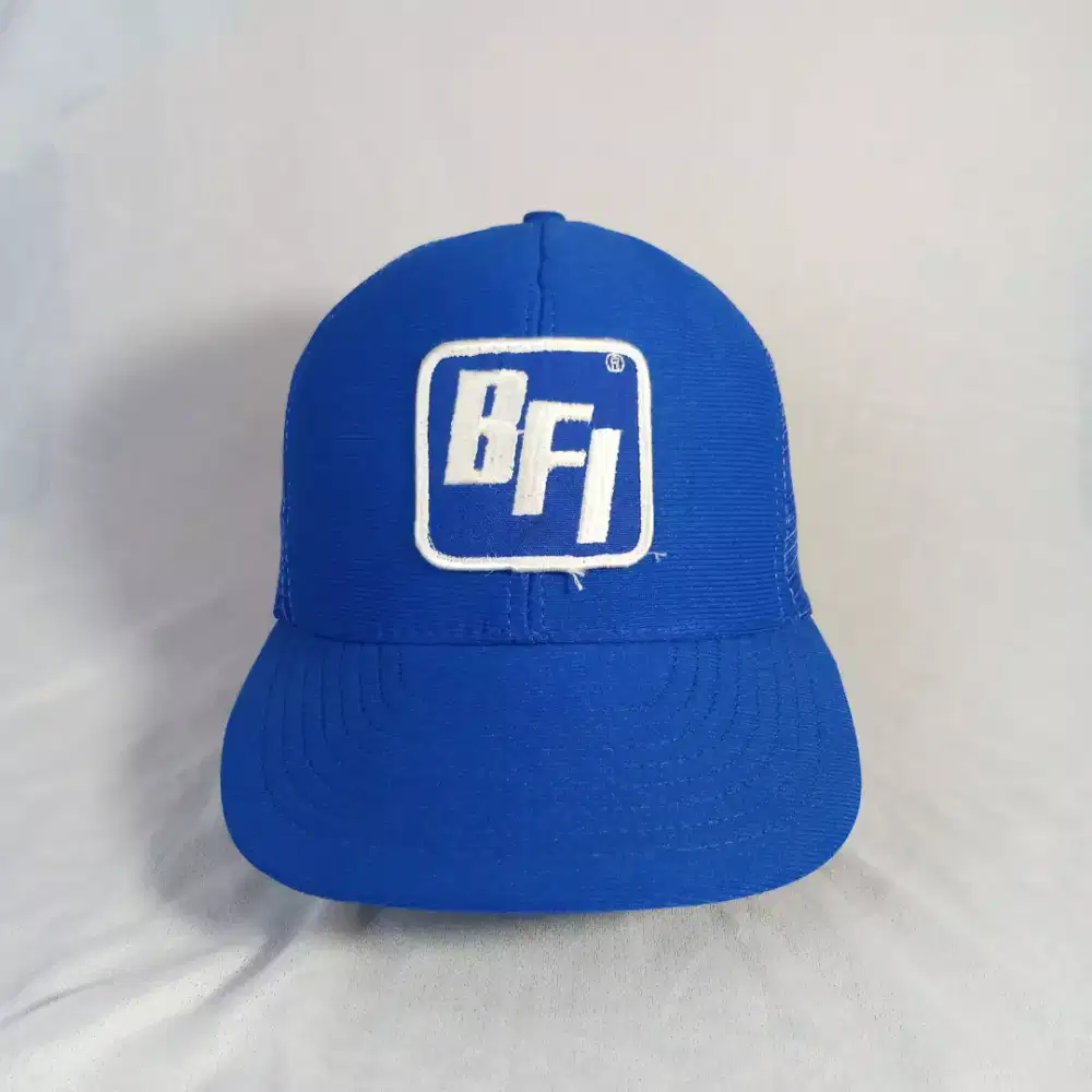 Topi Trucker Vintage BFI Made in USA