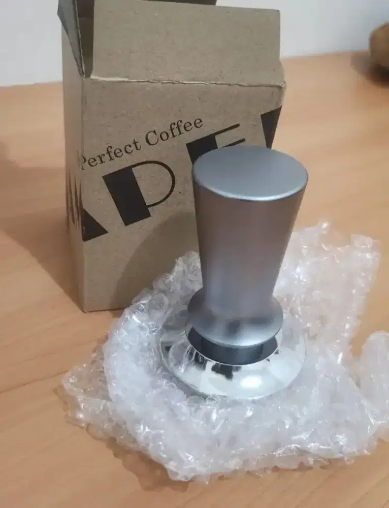 Temper kopi masih baru