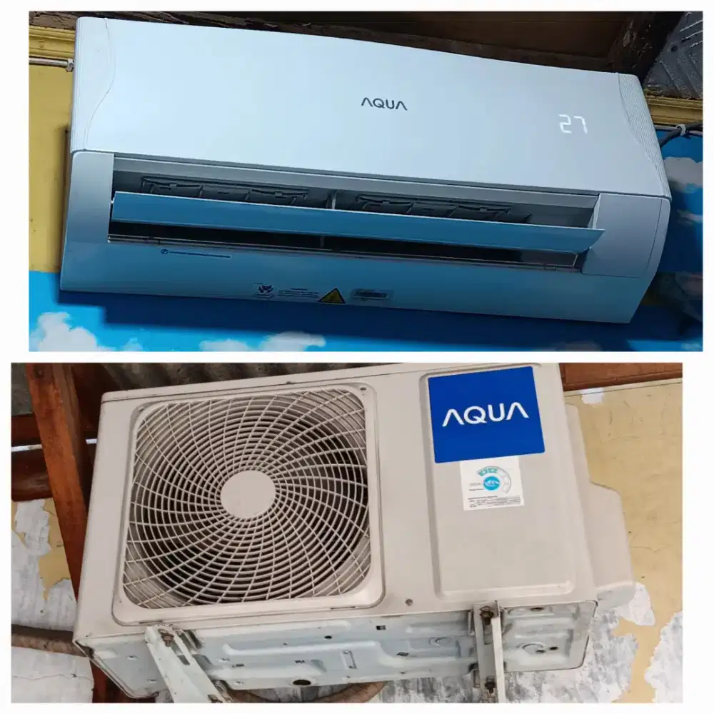Jual AC merk AQUA bekas baru 1 tahun pemakaian