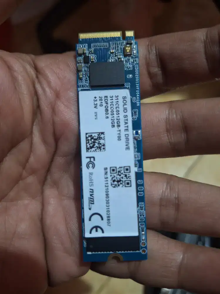 NVME 512Gb plus enclosure hagan