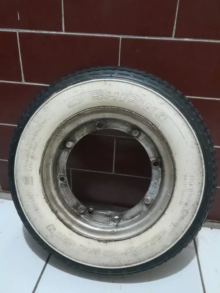 Ban Shinko white wall ring 8 vespa (second)