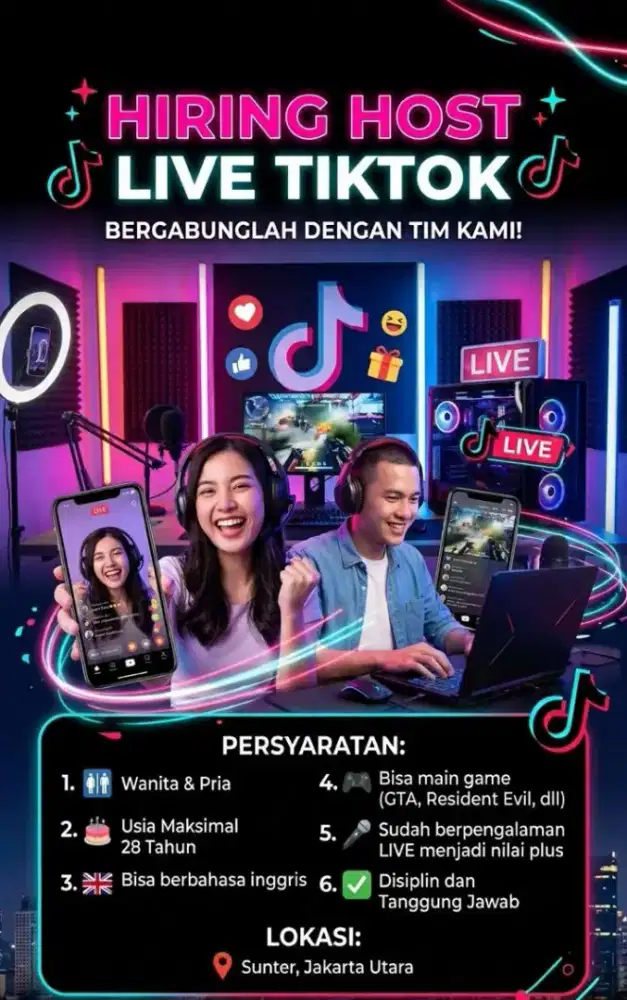 Lowongan Kerja Host Live