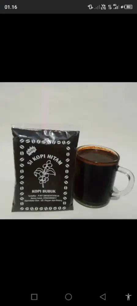 kopi bubuk produksi rumahan