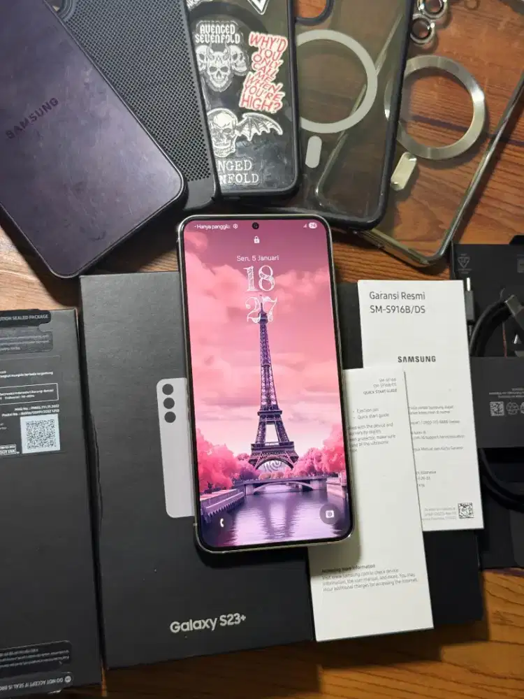 Samsung S23+ 8/256 GB Lengkap Like New Resmi SEIN