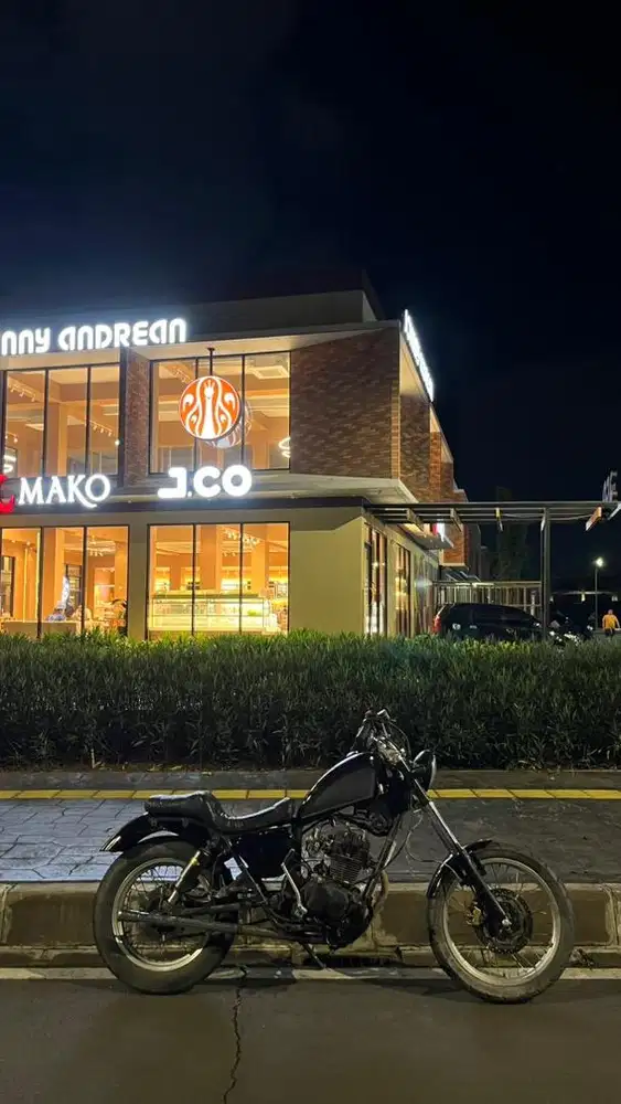 Motor Custom Bobber Tiger 200cc (bukan japstyle caferacer british)