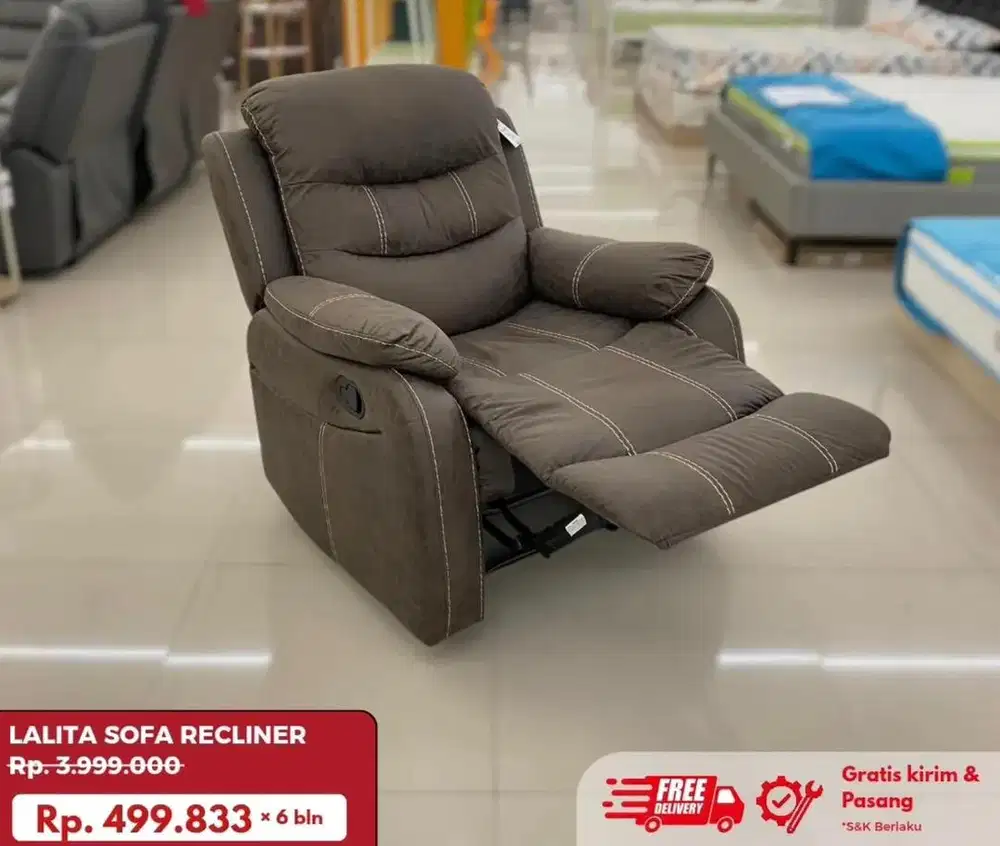 Lalita sofa recliner 1 seater