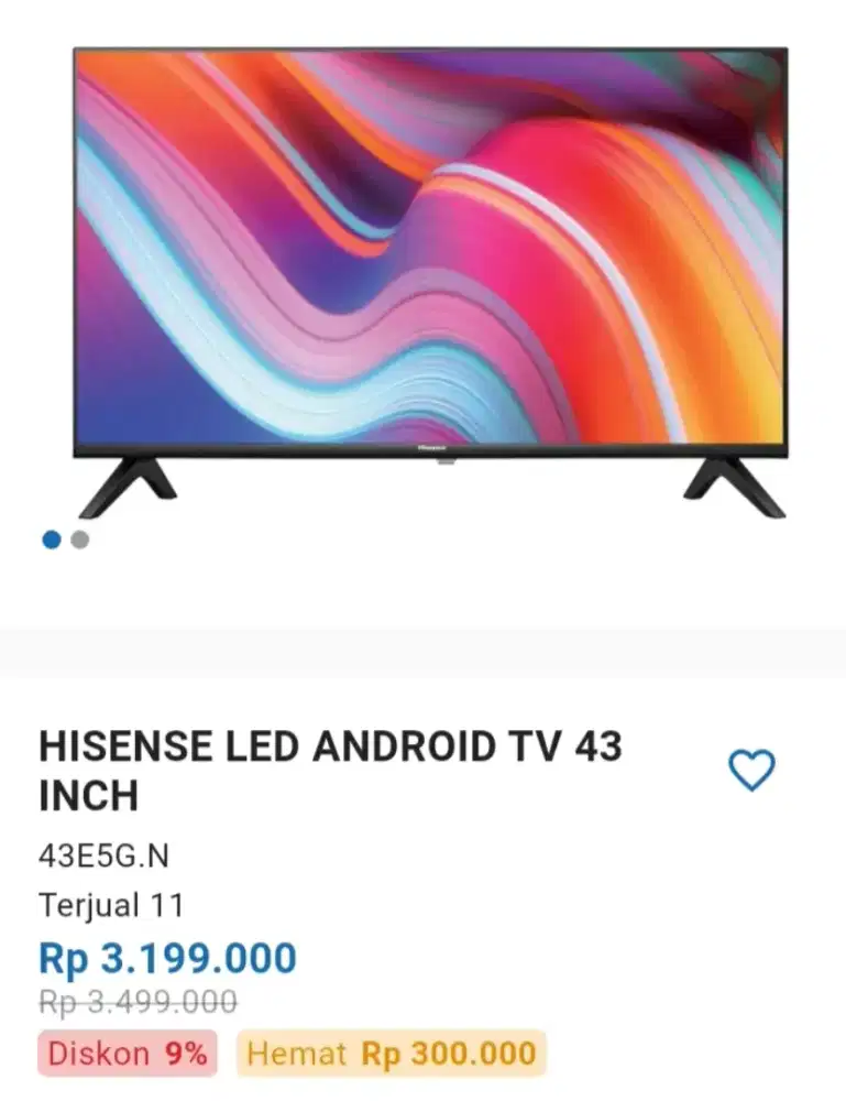 Android Tv Hisense 43 inch