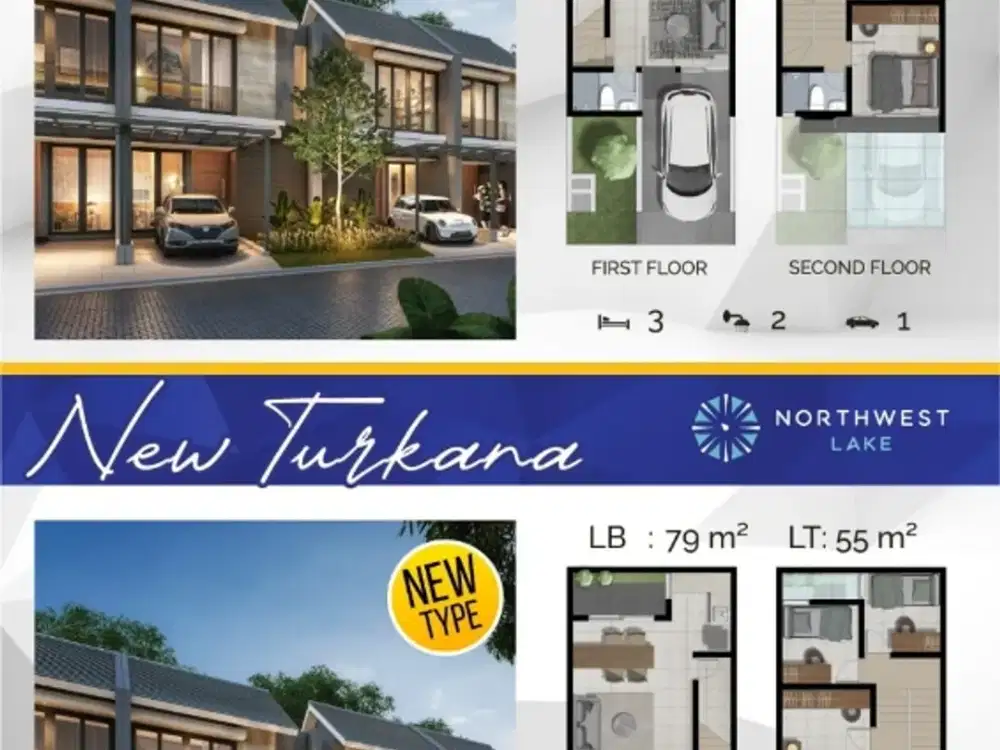 Rumah Baru Citraland Utara Surabaya Northwest Lake Bisa KPR