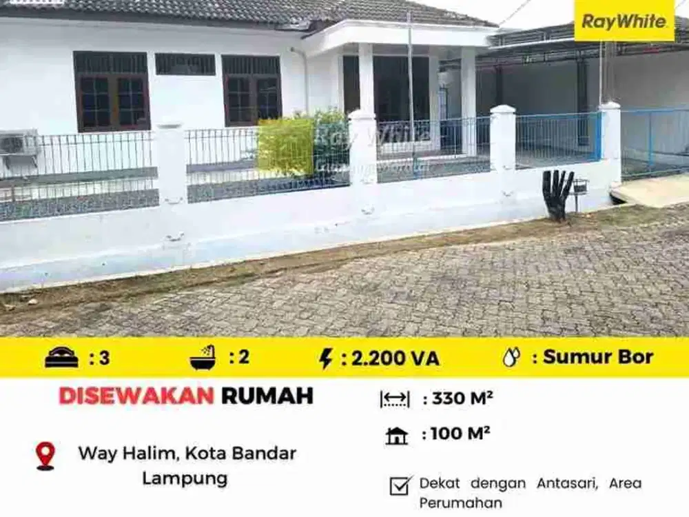 rumah disewakan kamar 3