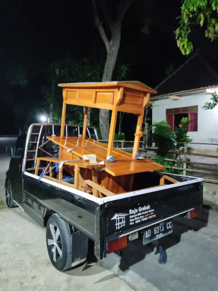 Gerobak Angkringan Bakso Mie Ayam PeceL Bubur Sate Martabak Ronde dlL
