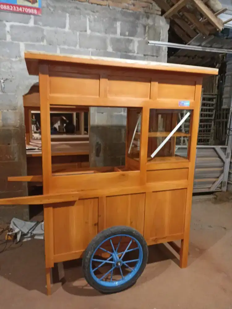 Gerobak Angkringan Bakso Mie Ayam PeceL Bubur Sate Martabak Ronde dlL