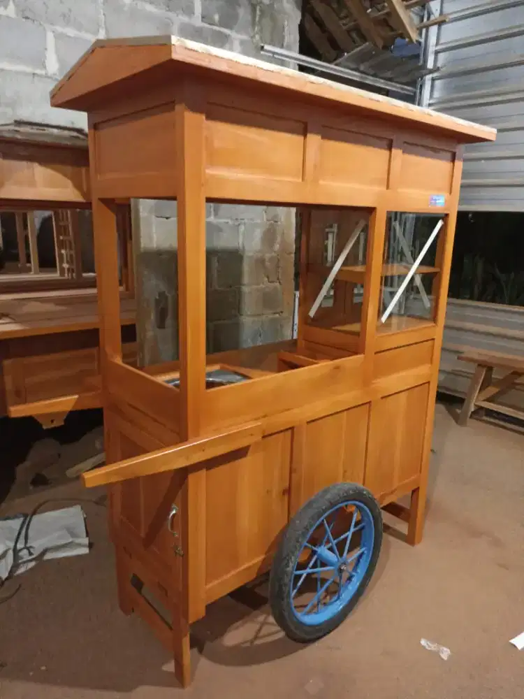 Gerobak Angkringan Bakso Mie Ayam PeceL Bubur Sate Martabak Ronde dlL