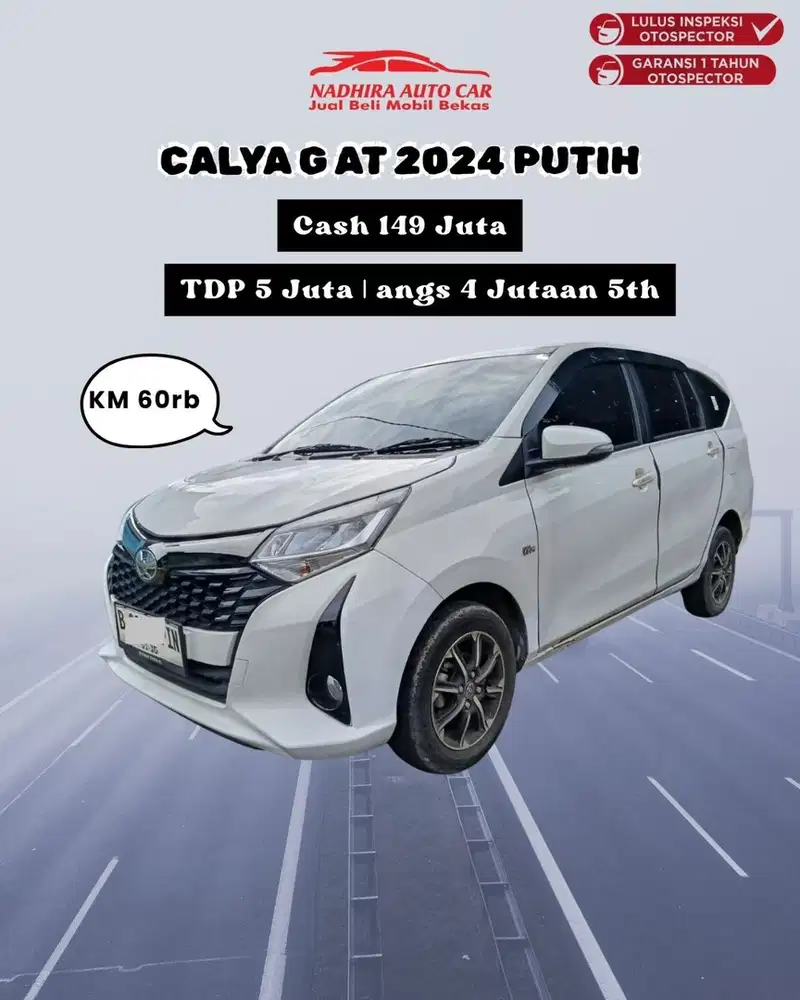 DP 5 Juta Calya G AT 2024 Putih