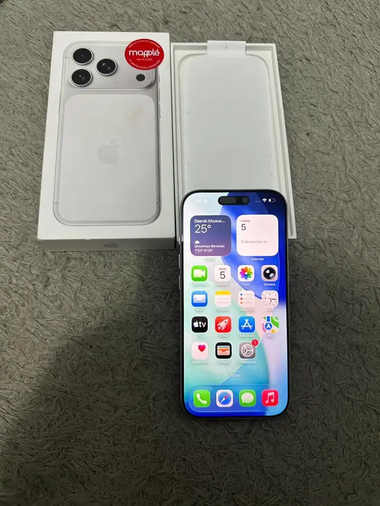 Iphone 17 Pro 512gb Silver IBOX Garansi On Februari 2027