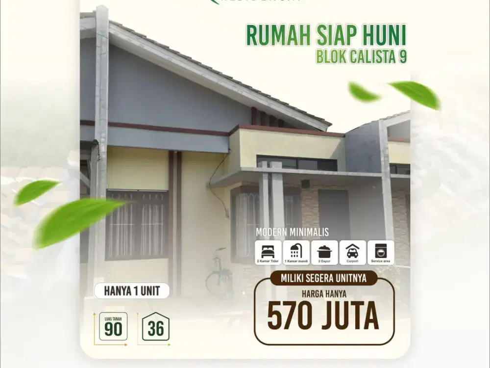 Rumah Siap Huni dalam Cluster dengan Fasilitas Lengkap dan Strategis