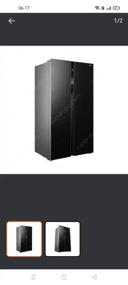 TCL 657LITER KULKAS 2 PINTU