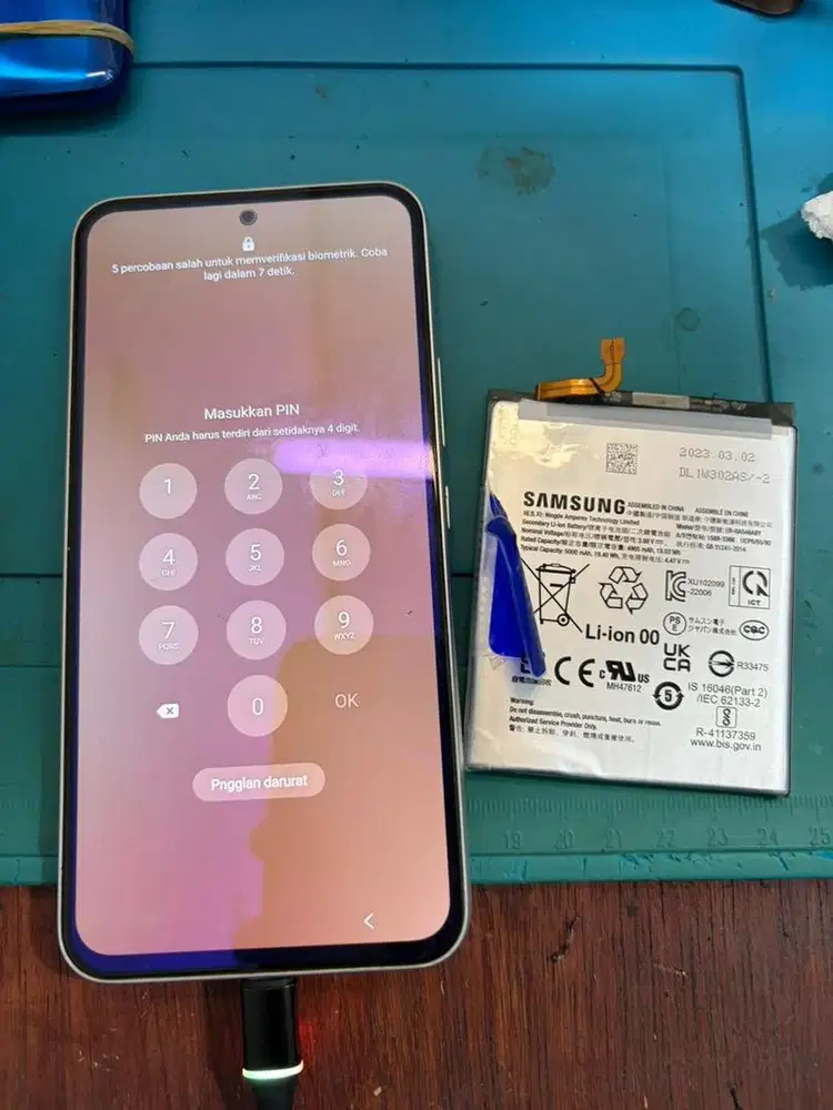 Ganti baterai samsung a54 bergaransi