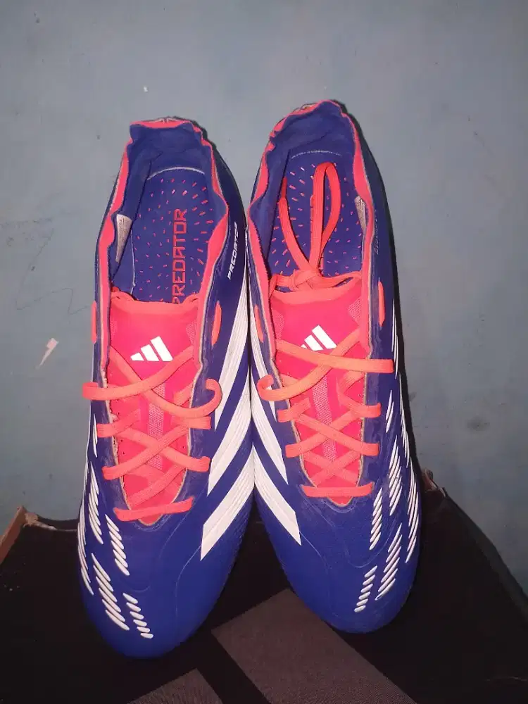 Jual sepatu blue predator league firm ground