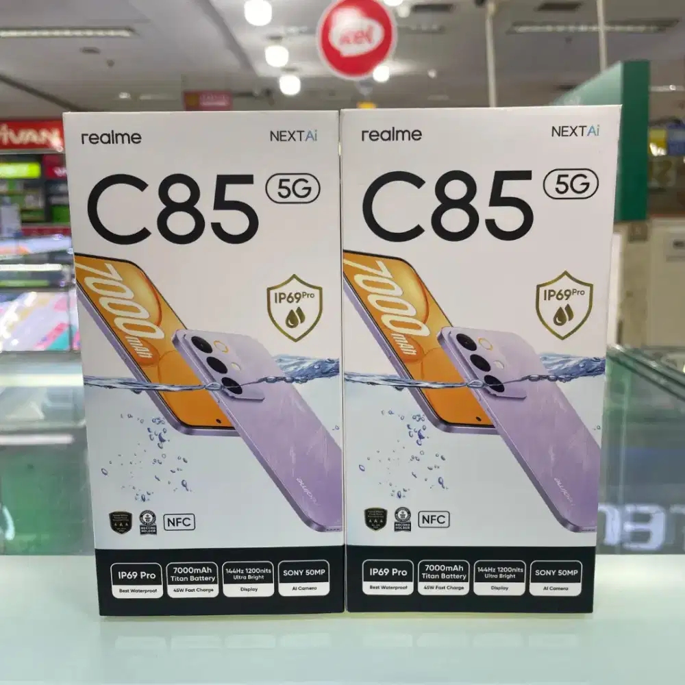 Realme C85 5G ram 8gb+16gb/256gb NFC baru garansi resmi bat 6000mah