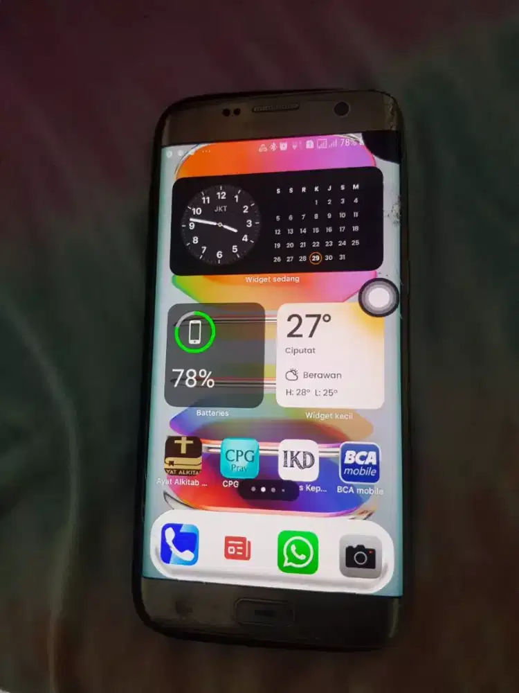 Jual cepat BU Samsung S7 Edge Nfv