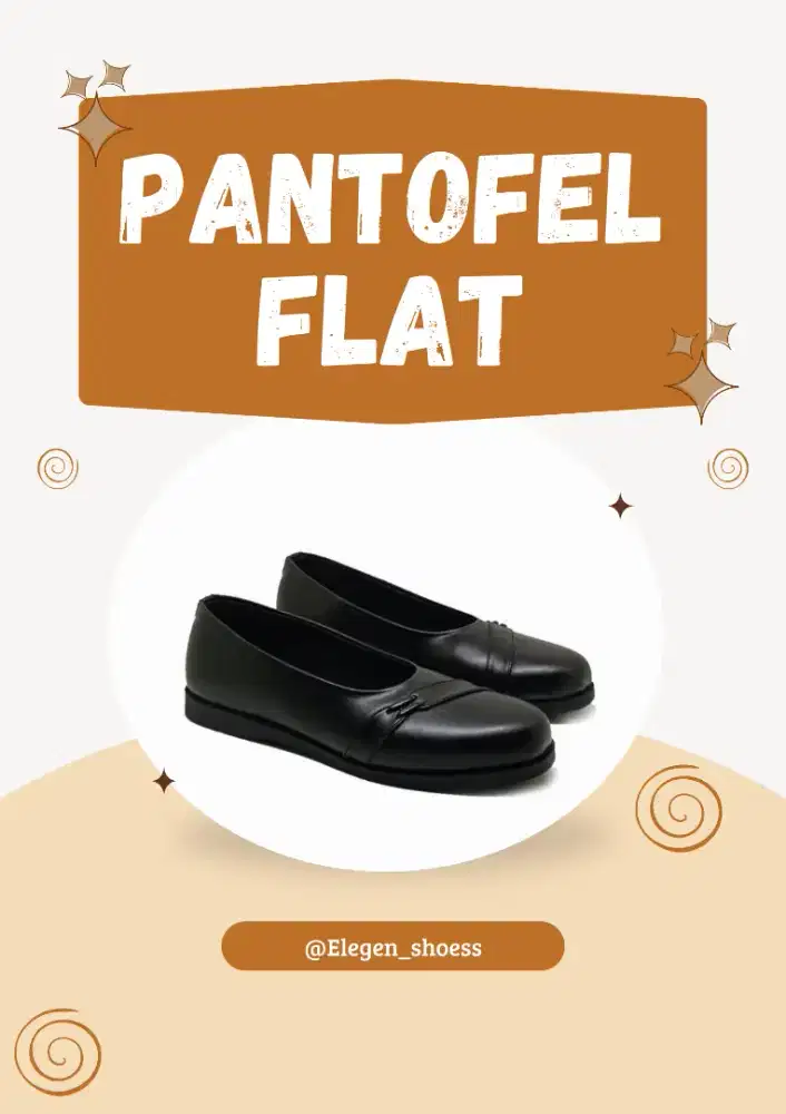 Pantofel flat klasik