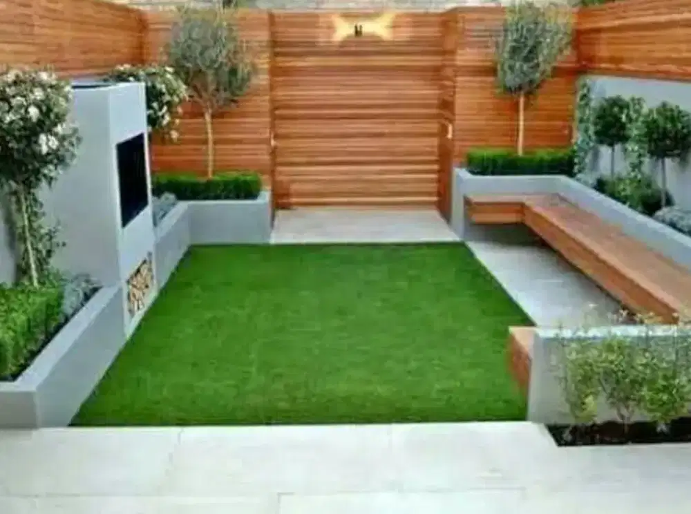 Bangku taman estetik