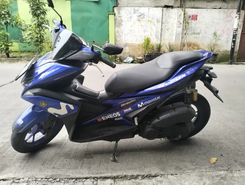 aerox tahun 2018 masih mulus pakai pribadi