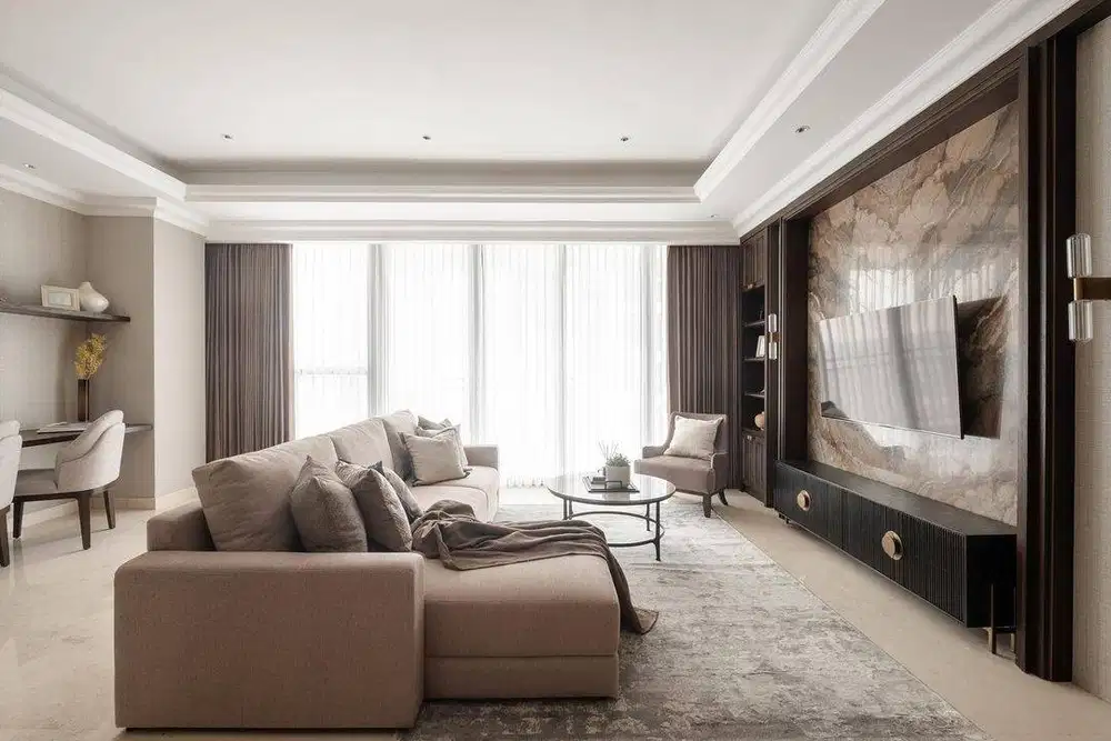 Gorden Wallpaper Vitrase Kaca Film Korden Roller Vertikal Blinds