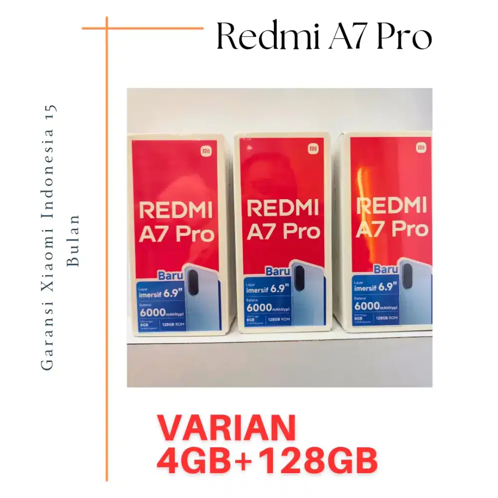 Redmi A7 Pro 128GB Garansi Resmi Indonesia