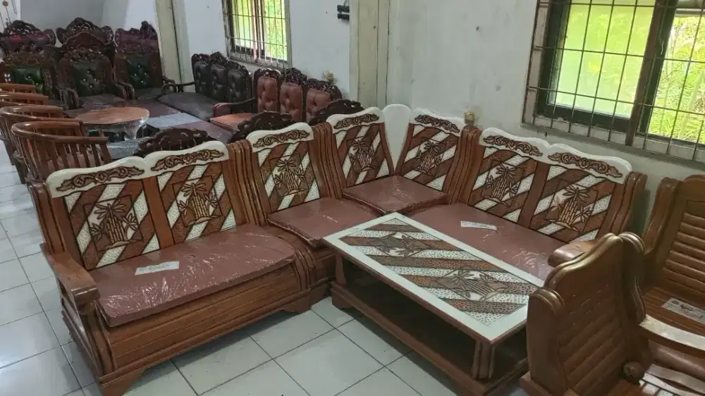 kursi jati Jepara gajah model L