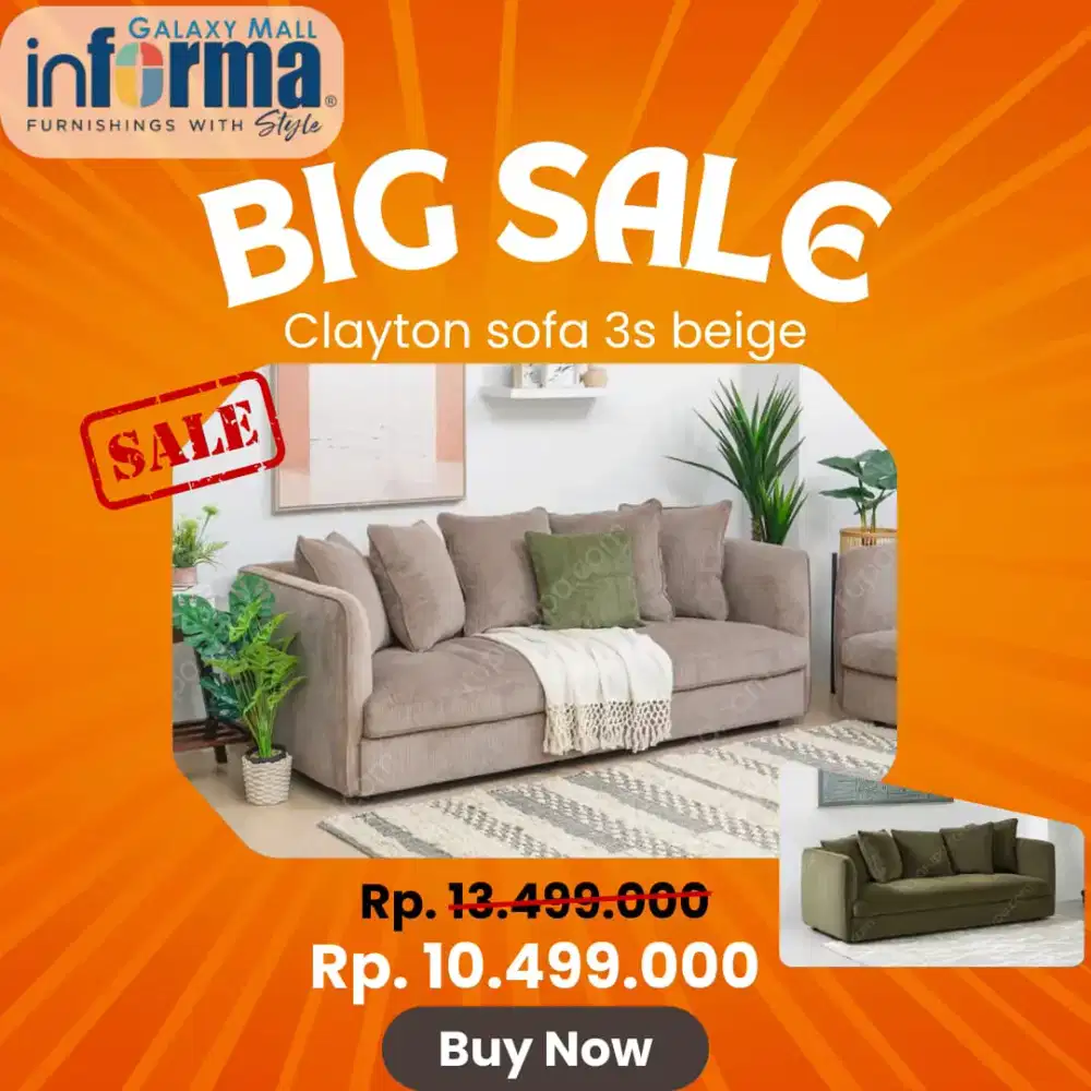 Sofa Clayton informa
