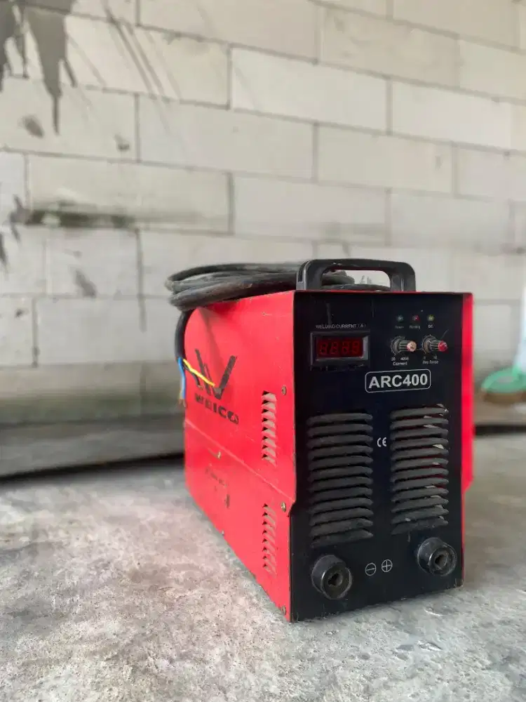 MESIN LAS BEKAS MMA 400A WEIRO BEKAS SMAW STIK LISTRIK INVERTER 3 PHAS