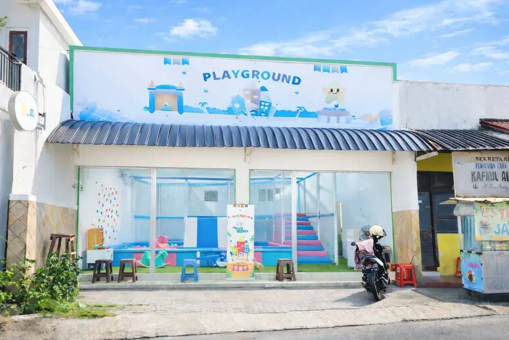 Dijual Unit Usaha dan Tempat Playground (Mainan Anak) Full Set - SHM