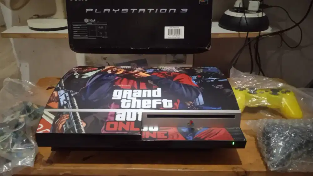 Ps3 fat hd 500gb + tv plasma 42 merk fujitsu